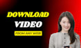 be your best web vedio downloader