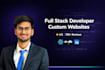 build custom website development as full stack web developer