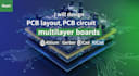 design pcb layout, pcb circuit multilayer boards using altium, gerber and kicad