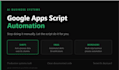 write a google apps script automation to save your business hours every week