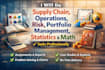 do supply chain, operations, risk, portfolio management, statistics, math tasks