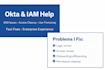 help with okta, iam, access cleanup, and sso troubleshooting