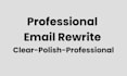 rewrite your email to sound clear and professional