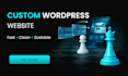 design and build wordpress website