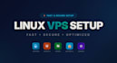 setup secure and optimize your linux vps server on hetzner digitalocean AWS