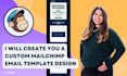 create a custom mailchimp email template design