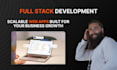 build a full stack web app with a clear growth roadmap