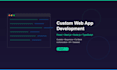 develop a custom web application using react and node js