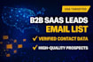 build targeted b2b saas leads list in USA