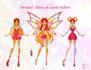 draw a design sheet of winx transformation