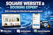 build square online store setup square online booking website design or redesign