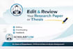 edit thesis, dissertation and research proposal