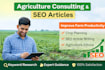 write SEO optimized agriculture articles and plant disease content