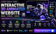 interactive 3d animated website spline 3d wordpress animation webgl threejs gsap