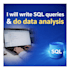 write sql queries, fix database issues and do data analysis