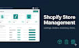 manage your shopify store, product listings, and order processing