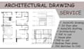 do autocad drafting, 2d floor plan, architectural drawing and pdf to cad