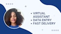 do professional data entry and web research