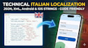 professionaly localize your app or software into italian