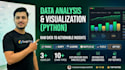 do data cleaning, data wrangling, visualization by python data science libraries