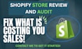 do shopify store audit and give actionable improvement tips