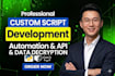 web scraping and automated data extraction from any website