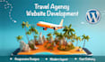 design travel and tour agency website in wordpress with ai chatbot