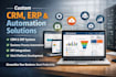 develop custom CRM, erp, and business automation software, saas solution