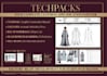 create fashion tech pack for abaya kaftan and modest wear brands