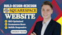 build a squarespace website design, redesign squarespace website development