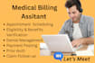 be your medical billing virtual assitant with rcm and enrollment for all payers