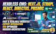 setup headless cms nextjs strapi sanity reactjs wordpress jamstack website
