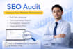 do a complete SEO audit and provide action plan