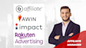 set up and manage awin, cj, impact radius, and rakuten program