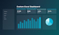 create a custom excel dashboard with real time business analytics