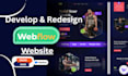 design webflow website, develop responsive webflow website, webflow design
