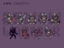 pixel art bosses, characters and sprite animations