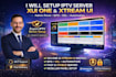 setup and install admin xui one server,xtream ui server,epg setup,SSL,automation