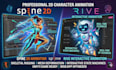 create interactive 2d skeletal animation for games and web in spine or rive