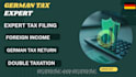 be german tax consultant, tax declaration