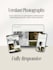 design a professional photography website with cms