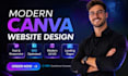 design canva website online coaching canva website design redesign canva website