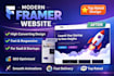 build a professional website using framer that is clean and responsive