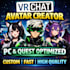 create, customize, and optimize vrchat avatars for PC and quest