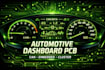 design automotive digital instrument cluster pcb, can bus, embedded dash system