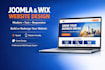 build joomla website design joomla wix design