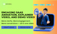 create engaging saas animation, explainer video, and demo video