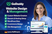 godaddy website redesign godaddy website design, develop godaddy website