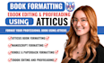 do atticus book formatting, kindle ebook formatting, amazon kdp formatting
