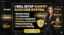 setup shopify yanet retail barcode, 506 easyscan, barcodeman, skugen website